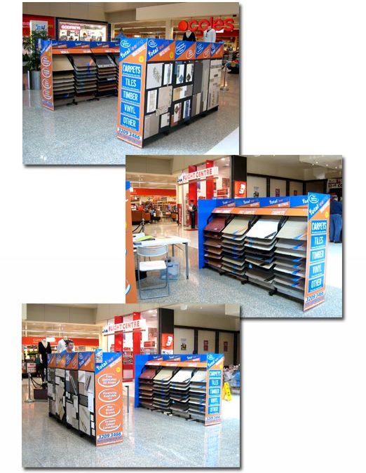 Total Flooring – Pop-up Shopping Centre Display
